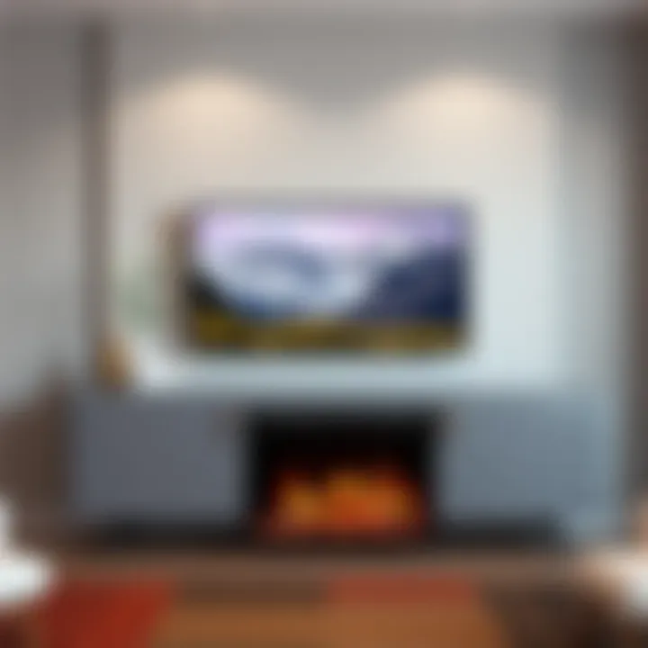 Magnificent Exploring Mid-Century Modern Electric Fireplace TV Stands