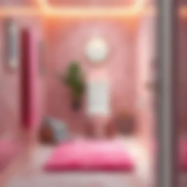 Magnificent Exploring the Aesthetic and Functional Aspects of Pink Toilet Rugs