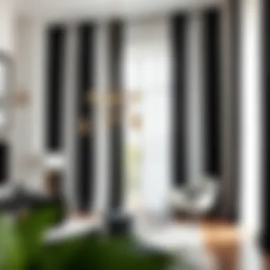 Magnificent Exploring the Aesthetic and Functional Aspects of White and Black Curtains Magnificent Exploring the Aesthetic and Functional Aspects of White and Black Curtains