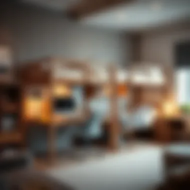 Magnificent Maximizing Space with Bunk Beds Featuring Desks Magnificent Maximizing Space with Bunk Beds Featuring Desks
