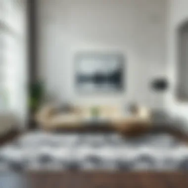 Magnificent The Aesthetic and Practical Appeal of Black and White High Pile Rugs Magnificent The Aesthetic and Practical Appeal of Black and White High Pile Rugs