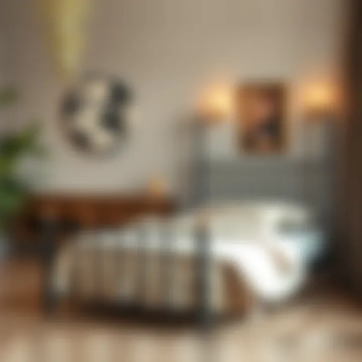 Magnificent The Art and Functionality of Small Metal Beds