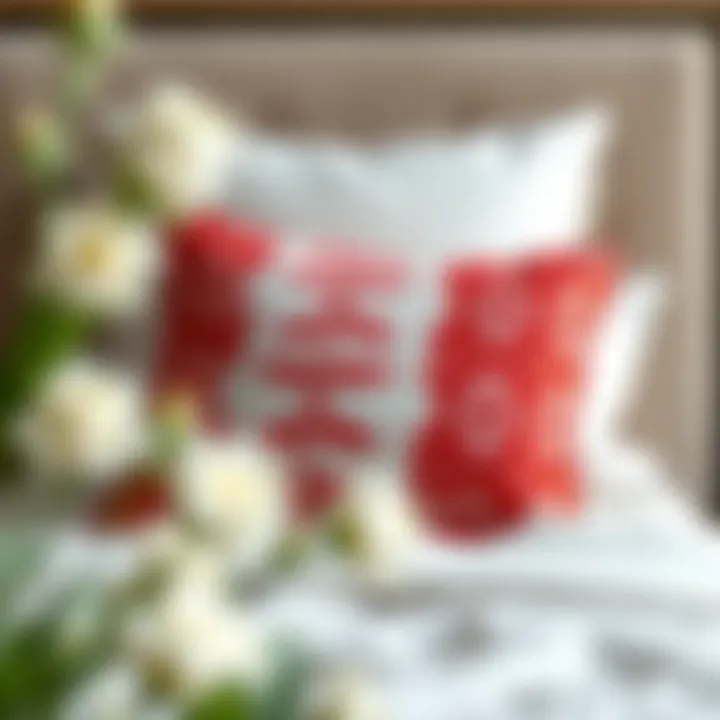 Magnificent The Art of Choosing Red and White Pillow Covers