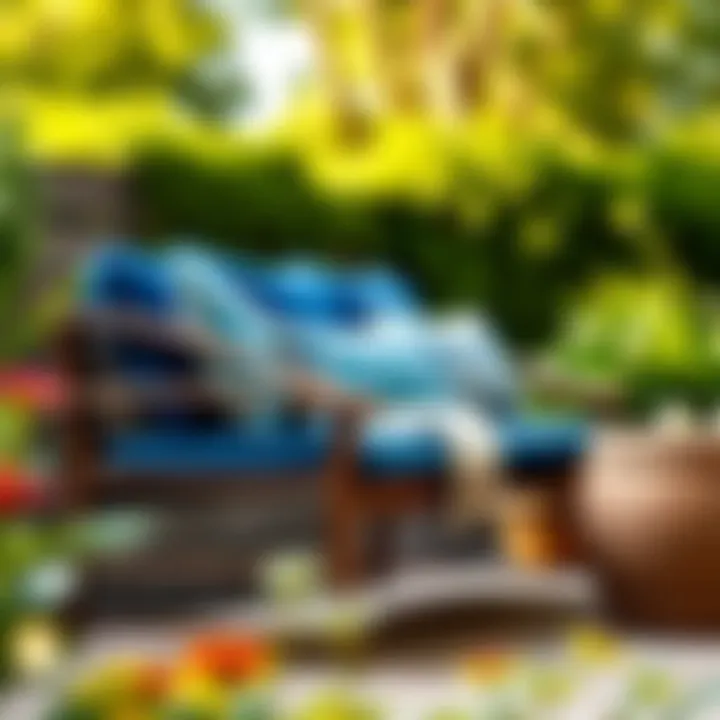 Magnificent The Versatile Appeal of Blue Patio Bench Cushions