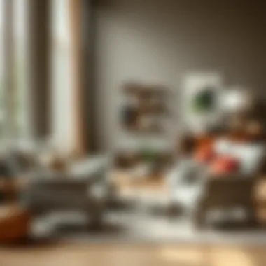 Stylish Parson Chairs in a Cozy Living Space Stylish Parson chairs arranged in a cozy living space