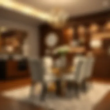 Elegant Parson Chair Set in a Modern Dining Room Elegant Parson chair set in a modern dining room