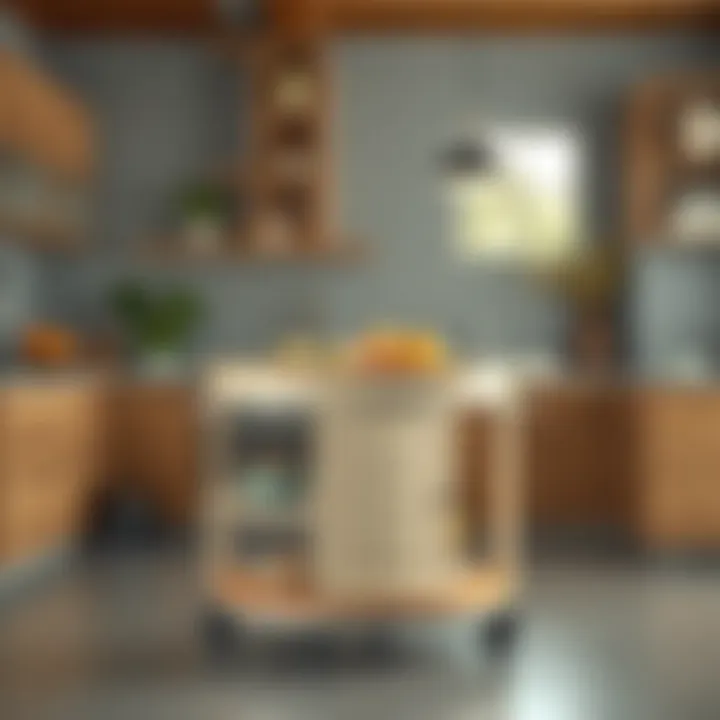 Exploring Round Kitchen Carts on Wheels: A Versatile Addition to Your Space Summary