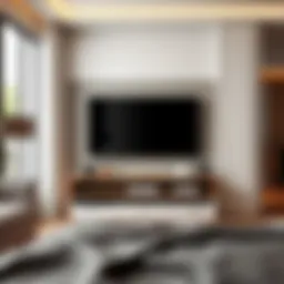 Elegant end of the bed TV stand showcasing modern design