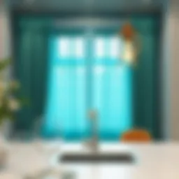 Exploring Turquoise Curtains for the Kitchen Introduction