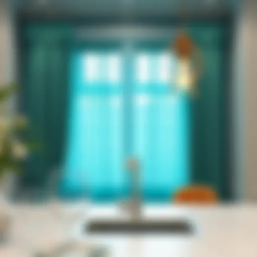 Exploring Turquoise Curtains for the Kitchen Introduction