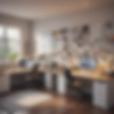Personalized organization systems enhancing the aesthetic of a clutter-free workspace.