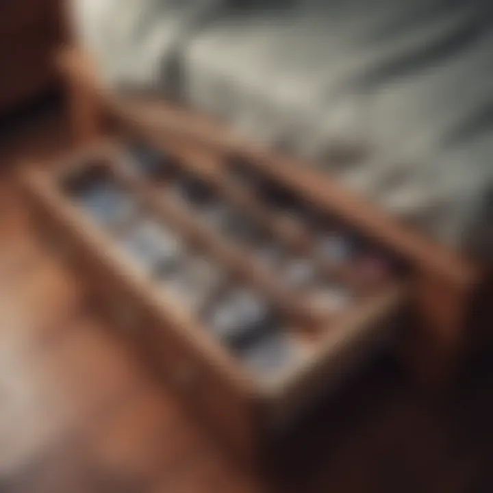 DIY under-bed drawer project showcasing creativity