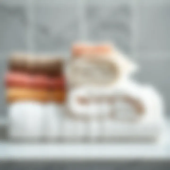 A collection of luxurious small towels in various textures and colors