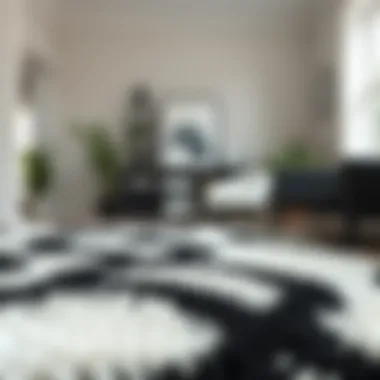 Notable The Aesthetic and Practical Appeal of Black and White High Pile Rugs Notable The Aesthetic and Practical Appeal of Black and White High Pile Rugs