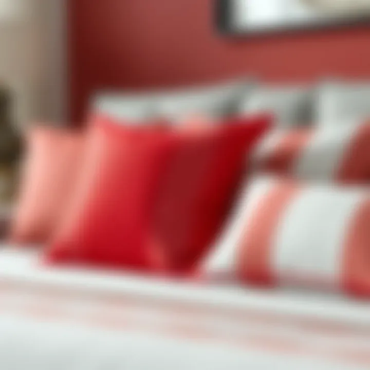 Notable The Art of Choosing Red and White Pillow Covers