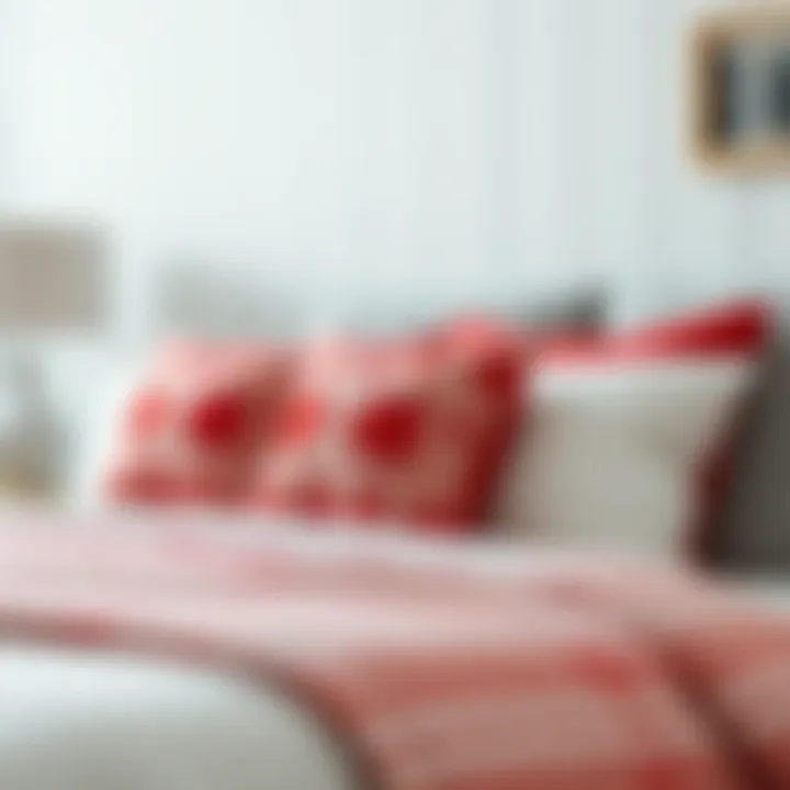 The Art of Choosing Red and White Pillow Covers Summary