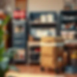 Organizational efficiency in a stylish craft space