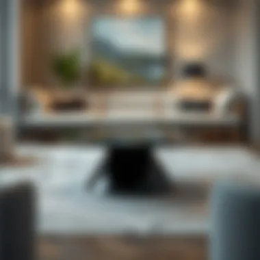 Notable The Essence of Black Glass Cocktail Tables
