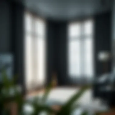 Notable The Functionality and Aesthetics of Dark Grey Rooms with Darkening Curtains