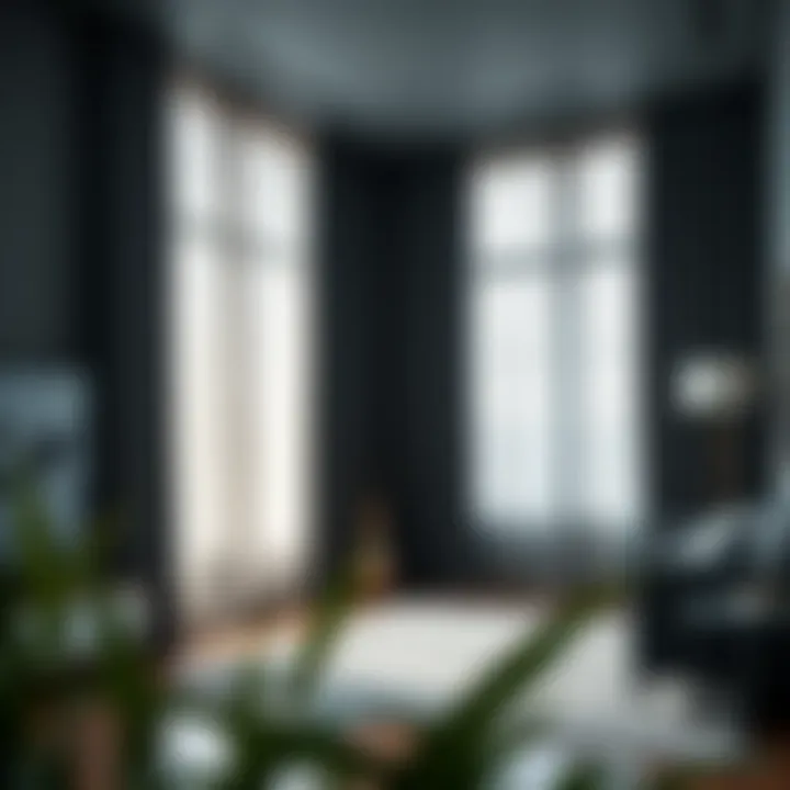 Notable The Functionality and Aesthetics of Dark Grey Rooms with Darkening Curtains