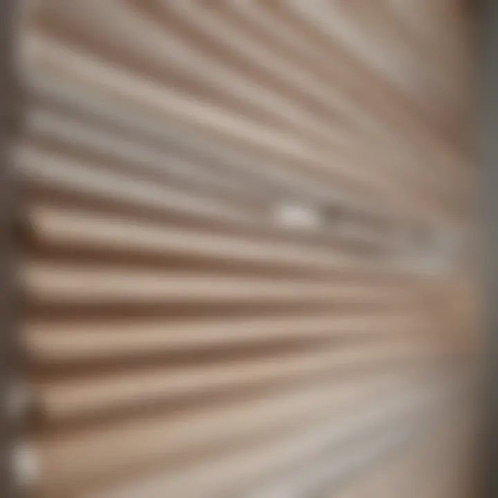 Various materials used in Venetian roller blinds